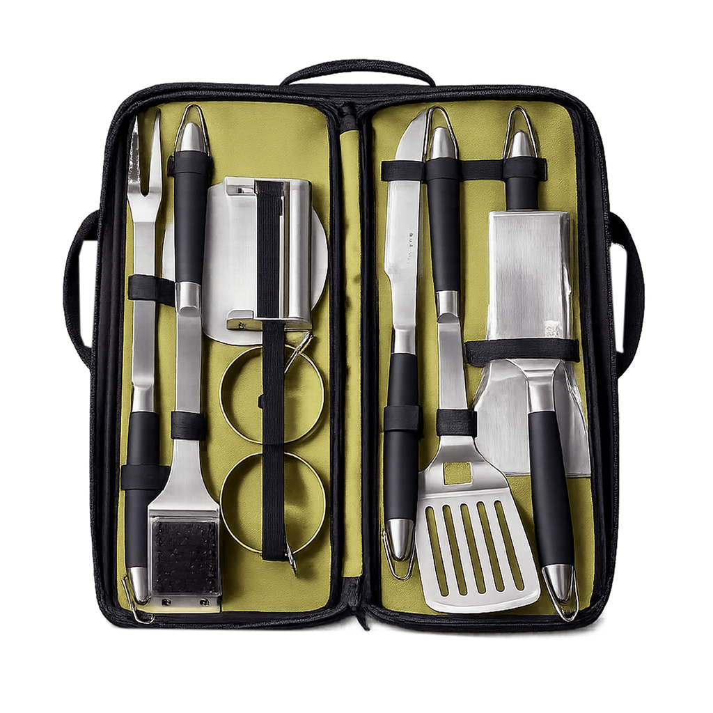 BBQ Tool Set and Griddle Set