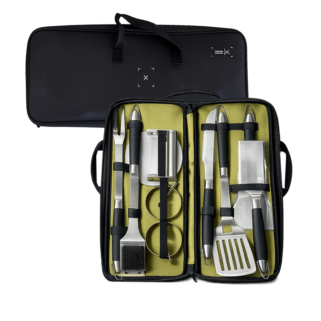 BBQ Tool Set and Griddle Set