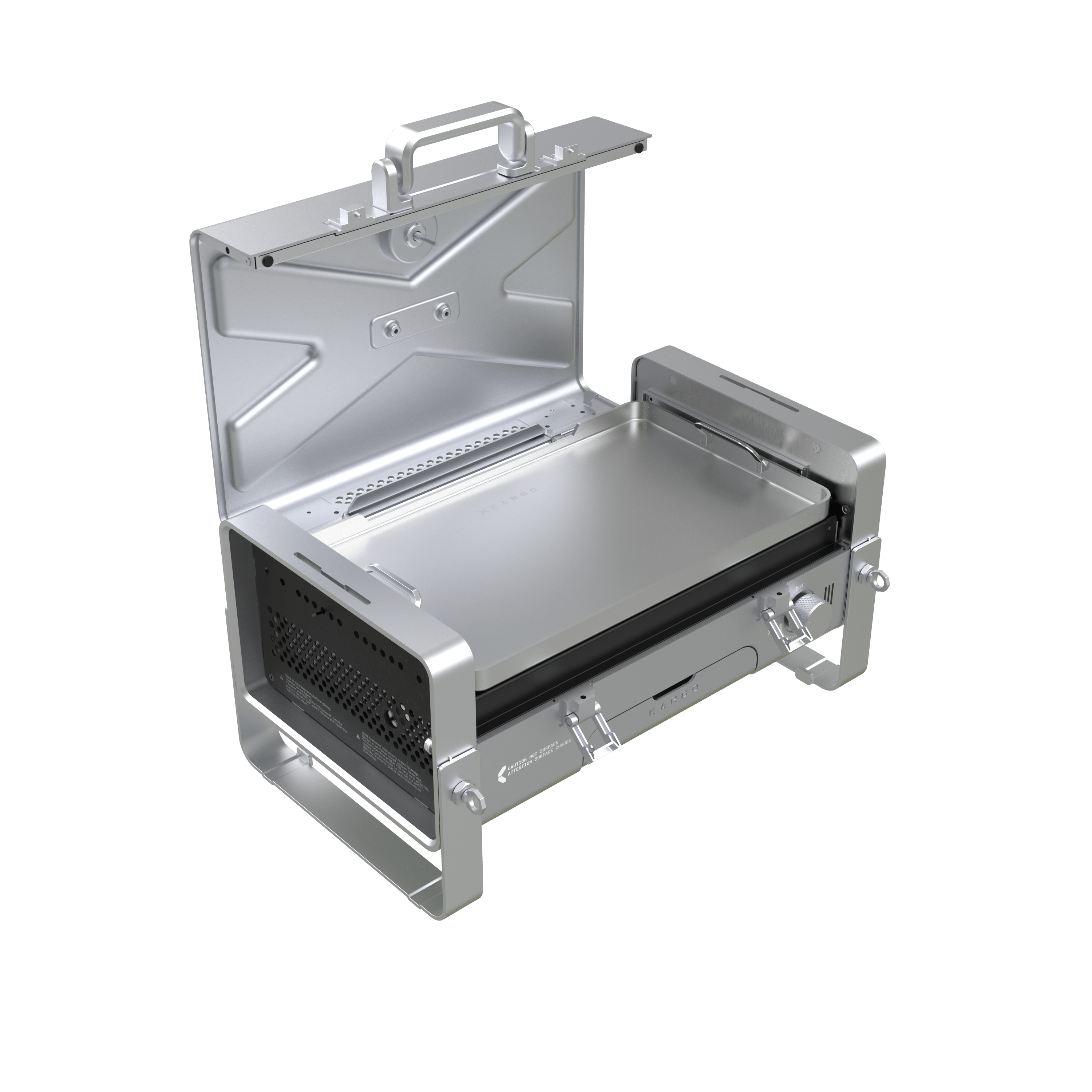 Full Size Griddle Stainless Steel 304 - Karbo Grill
